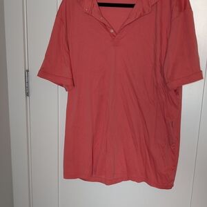 Murano Pink Polo Shirt Casual Short-Sleeve